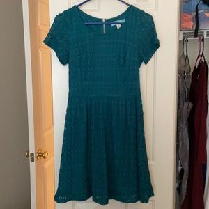 Teal Lace Francescas Dress